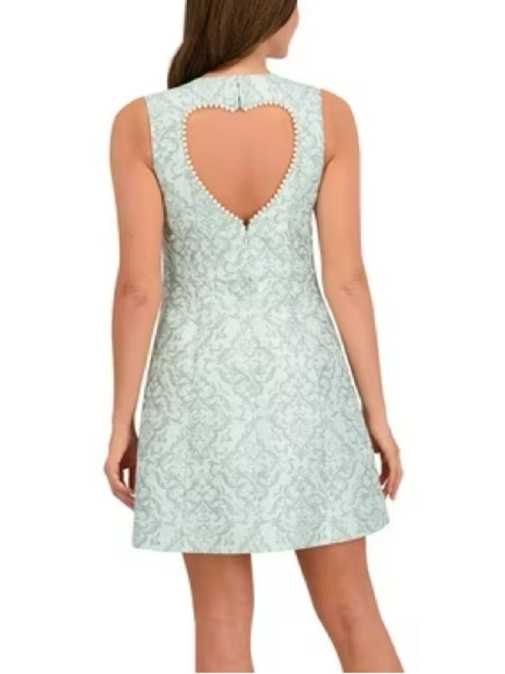 BRIDGERTON BLUE CUTOUT HEART DRESS